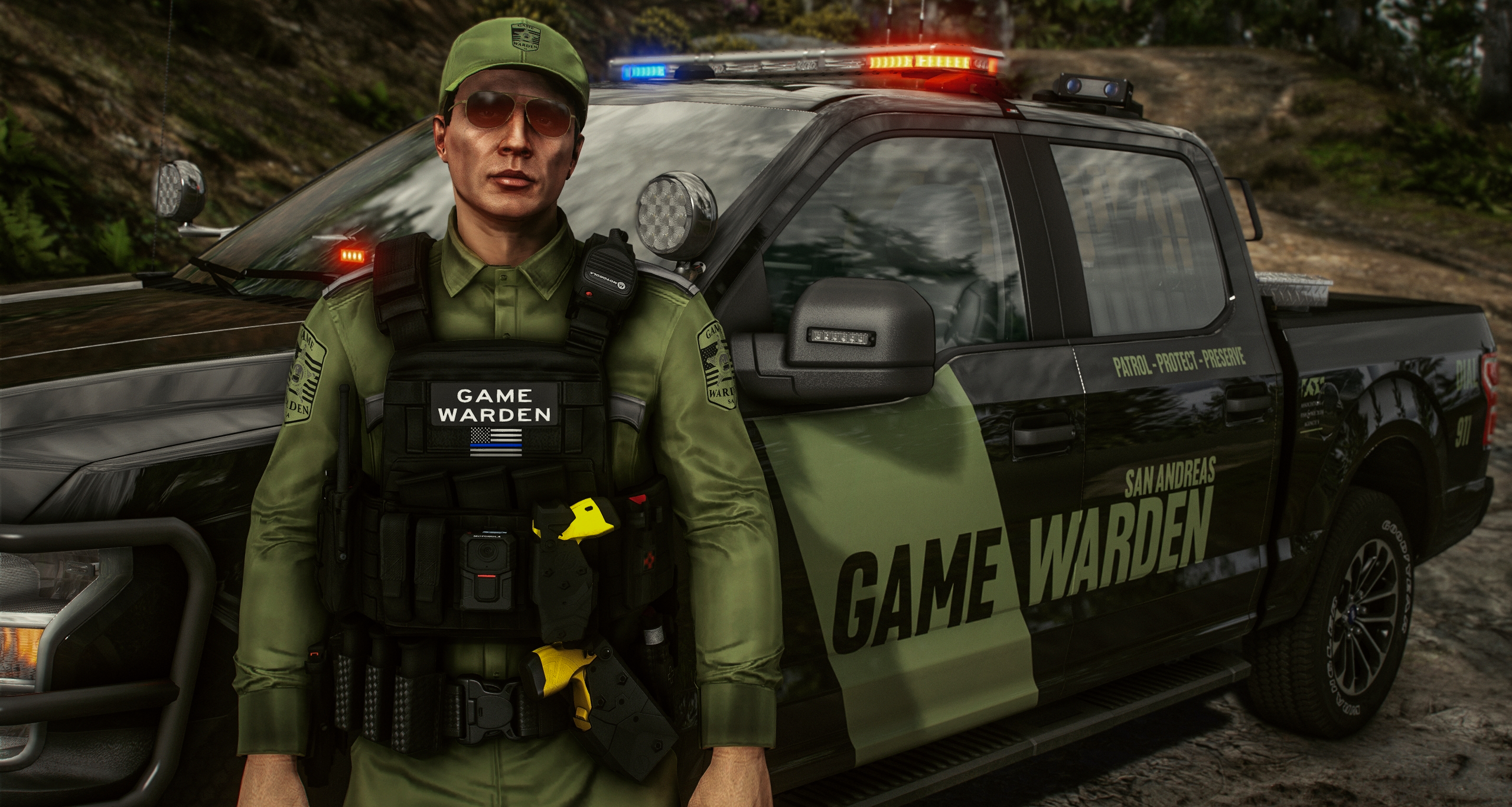 2024 San Andreas Game Warden EUP & Livery Package product banner